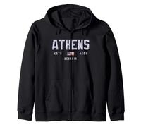 Athens Georgia Field/Athens GA Zip Hoodie