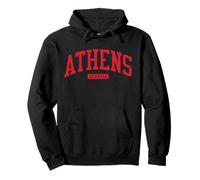 Athens Georgia GA College University Style Red Pullover Hoodie