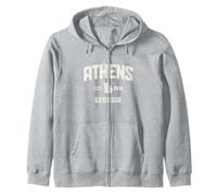 Athens Georgia Vintage Pride Zip Hoodie