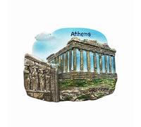 Athens Greece 3D Refrigerator Magnet Resin Travel Souvenirs,Handmade Home & Kitchen Decoration Athens Fridge Magnet Collection Gift