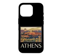Athens Greece Acropolis Ancient City Retro Travel Graphic Case for iPhone 16 Pro