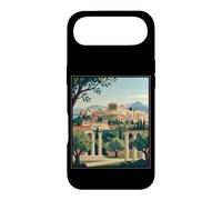 Athens Greece Acropolis Ancient Ruins Vintage Travel Artwork Case for iPhone Air