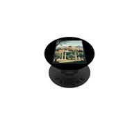 Athens Greece Acropolis Ancient Ruins Vintage Travel Artwork PopSockets Adhesive PopGrip