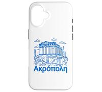 Athens Greece Acropolis Greek Language Vacation Souvenir Case for iPhone 16