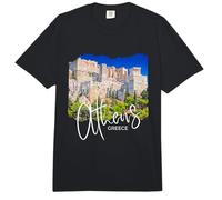 Athens Greece Souvenir Acropolis European City Kids Girl Boy Comfort Colors Adult Heavyweight T-Shirt