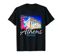 Athens Greece Souvenir/Athens Value Graphic T-Shirt, Men, Black, M