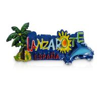 Athens Greece Souvenir Refrigerator Magnet, Parthenon and Caryatids Design, 3D Resin (Lanzarote)