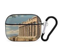 Athens Greece Travel Compatible with Airpod Pro Case Cover Skin with Keychain