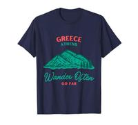 Athens Greece Vacation Wander Often Go Far T-Shirt