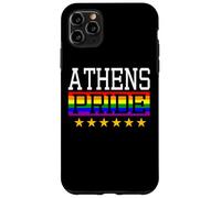 Athens Greek Pride Gay Lesbian Queer LGBT Rainbow Flag Case for iPhone 11 Pro Max