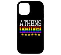 Athens Greek Pride Gay Lesbian Queer LGBT Rainbow Flag Case for iPhone 12/12 Pro
