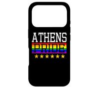 Athens Greek Pride Gay Lesbian Queer LGBT Rainbow Flag Case for iPhone 17 Pro