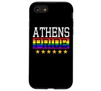 Athens Greek Pride Gay Lesbian Queer LGBT Rainbow Flag Case for iPhone SE (2020) / 7/8