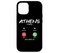 Athens Is Calling And I Must Go Greece Greek Traveling Case for iPhone 12/12 Pro