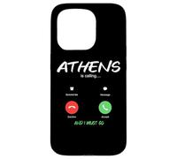 Athens Is Calling And I Must Go Greece Greek Traveling Case for iPhone 15 Pro