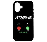 Athens Is Calling And I Must Go Greece Greek Traveling Case for iPhone 16