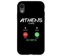 Athens Is Calling And I Must Go Greece Greek Traveling Case for iPhone XR