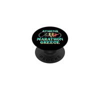 Athens Marathon Greece - Greek Running Training Acropolis PopSockets Adhesive PopGrip