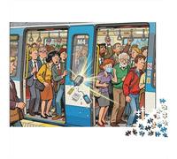 Athens Monastiraki Metro Line 3 Platform Door Wooden Jigsaw Puzzle Waterproof 1000 Piece Puzzles for Adults Impossible Home Decoration