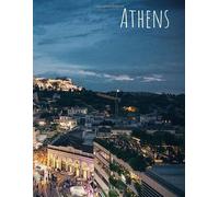 Athens: Notebook, diary, planner, oldschool, printed, (110 pages, squares, 8.5x11)
