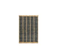 Athens Stripes Rug 140x200 Natural/ Ink Blue