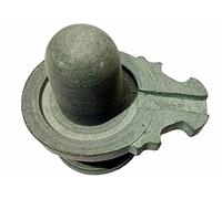 athizay 9 cm Grey Stone Shivling for Pooja | Natural Handcrafted Shiva Lingam Idol for Home Temple, Meditation & Shravan Worship | Compact Spiritual Gift