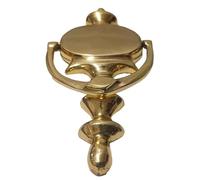Athizay Solid Brass Door Knocker - Victorian Style Front Door Accessory - Antique Gold Finish - 20 CM - Decorative & Durable Entryway Hardware