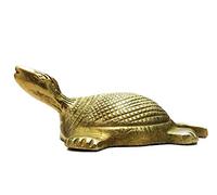 athizay Tortoise Table Decor Statue Brass Metal Antique Finish Feng Shui Figurines Turtle showpiece for Living Room Bedroom Office Reception Decoration (Tortoise Feng Shui)