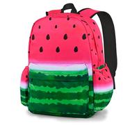 Athjunss Kids Backpack School Backpack Teens Bookbag for Girls Boys Hiking Camping Travel Sports, Watermelon, M, Watermelon