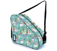 Athjunss Llama Skate Bag for Ice Inline Roller Skates with Adjustable Shoulder Strap Unisex Adult