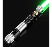 AthlChamp Upgraded APP Control Pixel Lightsaber for Adults, Heavy Dueling Combat Light Saber, Heavy Metal Hilt & Thick Blade, Motion Control, 34 Sound Effects & Infinite Colour Change (Pixel-OBW)
