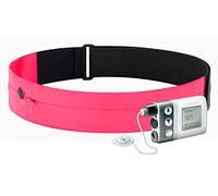 Athlé Insulin Pump Belt - 2 Stretch Pockets Fits Insulin Pump, Epipen, Phone, Wallet, Cards and More - Comfortable and Adjustable Waist Strap - Size X-Small 50-55 cm - Insulin Pump Holder - Pink