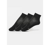Athlecia Womens Comfort-Mesh Sustainable Quarter Sock 3-Pack Size: 39-42, Colour: Black