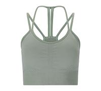ATHLECIA Women's Flowee Sports Bra, 3131 Dusty Teal, XXS-XS