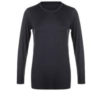 ATHLECIA - Women's Julee Loose Fit L/S Seamless Tee - Sport shirt size S/M, grey/black