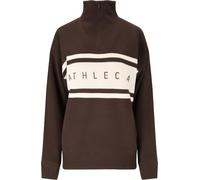 Athlecia Yiruma W Knitted Half Zip Chocolate Cake