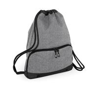 Athleisure Drawstring Bag Bagbase Grey One Size