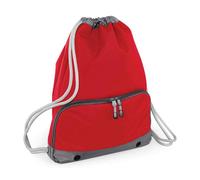 Athleisure Drawstring Bag Bagbase Red One Size