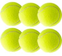 ATHLEJOY 6 x Tennis Balls Yellow for Training & Competition with Carry Bag for Tennis - Dogs - Washing Machine