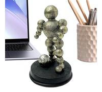Athlete Statue Decor,Abstract Artistic Table Decoration - Sports Statue with Ball Desk Decor - for Bedside, Bookcase, Study, Sports Enthusiasts, Teenagers