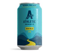 Athletic Brewing Run Wild - Non Alcoholic IPA, Case of 24 Cans