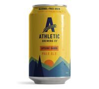 Athletic Brewing Upside Dawn - Non Alcoholic Golden Ale, Case of 6 Cans