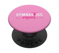 Athletic Daughter Mother Gymnast Apparel, Gymnastics Mom PopSockets Adhesive PopGrip