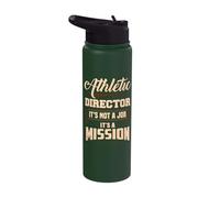 Athletic Director It's A Mission AD Administrator Apparel Stainless Steel Insulated Water Bottle