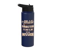 Athletic Director It's A Mission AD Administrator Apparel Stainless Steel Insulated Water Bottle