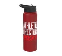 Athletic Directors Rock Director AD Administrator Apparel Stainless Steel Insulated Water Bottle