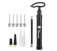 Athletic Essentials Compact & Reliable Mini Ball Pump Crafted from Strong Aluminum Material (black)