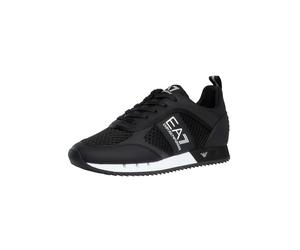 Athletic Logo Mesh Trainers Black/White 7 UK