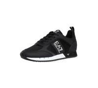 Athletic Logo Mesh Trainers Black/White 8 UK