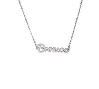 Athletic Script Necklace By Fan Freanzy, Metal